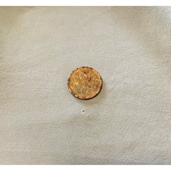 BCBG Maxazria Women Dress Tan Size M Silk Shell Knit Sleeves Dual Fabric Flaw - Picture 7 of 8